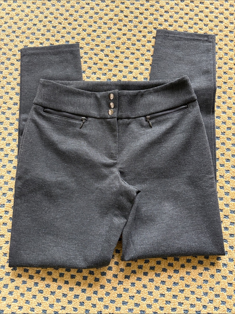 INC International Concepts Petite Heather Gray Knit Pants